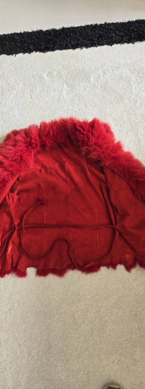 Red Shearling Jacket Sm - Picture 4 of 10